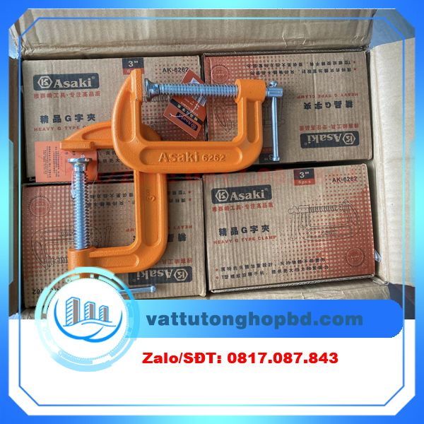 AK-6262 Cảo chữ C Asaki chính hãng