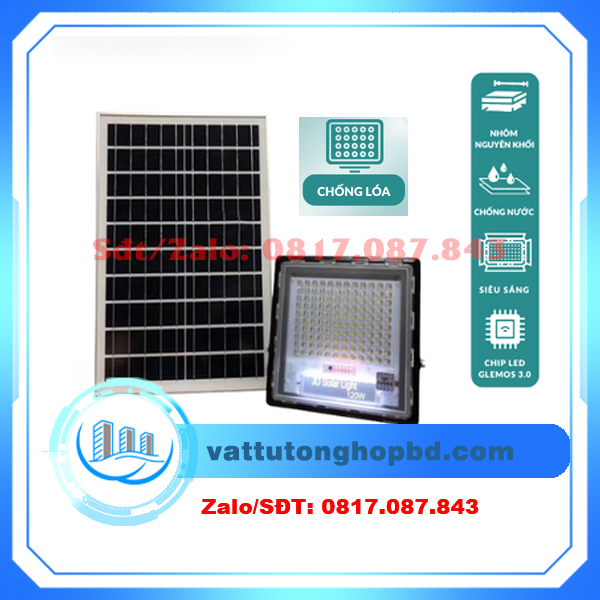 Đèn Led năng lượng mặt trời JD-7120 Công suất 120W