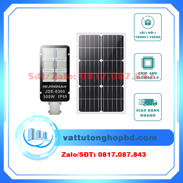 JD-E6300 Đèn năng lượng mặt trời 300W