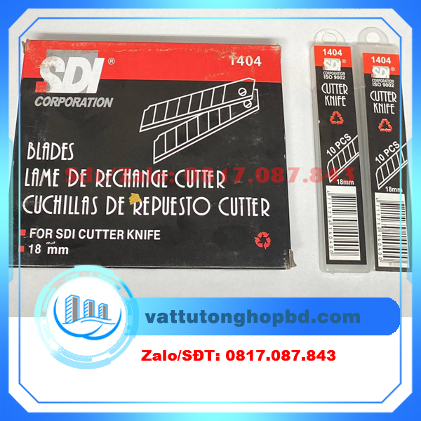 Lưỡi dao rọc giấy 18mm SDI 1404