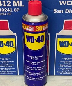 Chai xịt chống rỉ sét, bôi trơn WD-40 412 ml