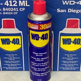 Chai xịt chống rỉ sét, bôi trơn WD-40 412 ml