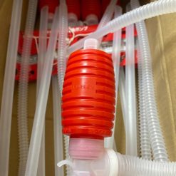 Ống bơm nhựa bằng tay phi 15mm, dài 380mm - Ảnh 2