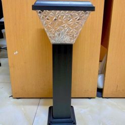 Đèn Trụ Cổng NLMT 245*Cao 0,6m (60cm) Nhôm Ánh Sáng 4 Chế Độ Màu Tùy Chọn, 5W