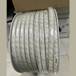 Dây Led Cuộn Bản Mạch 3 Hàng Led Chéo Siêu Sáng Ánh Sáng Vàng Ấm-Trắng-Xanh Dương-Xanh Lá, 12W/M