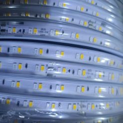 Dây Led Cuộn Bản Mạch 1 Hàng Led Siêu Sáng 3 Chế Độ Ánh Sáng Vàng Ấm-xanh Dương-Tím, 12W/M