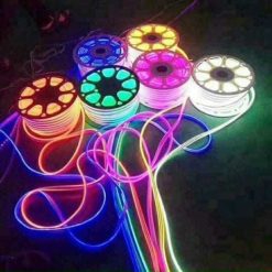Dây Led Ống 360 Độ Siêu Sáng Ánh Sáng Vàng Ấm-Trắng-Xanh Dương-Xanh Lá-Hồng Đỏ, 10W/M