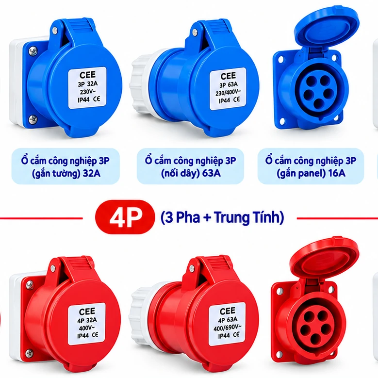 Ổ cắm công nghiệp